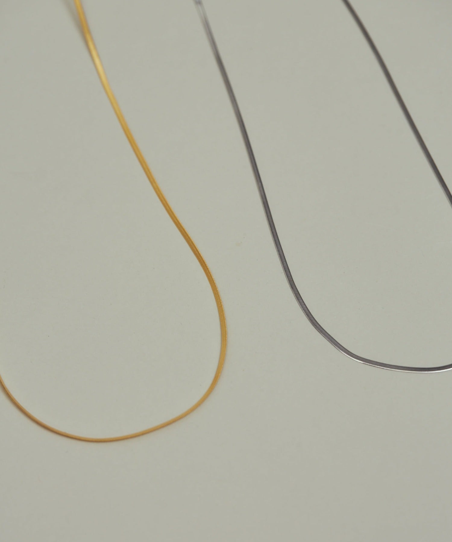 ciite' シーテ ネックレス 【 金属アレルギー対応 】 2mm スネークネックレス サージカルステンレス 56~61cm