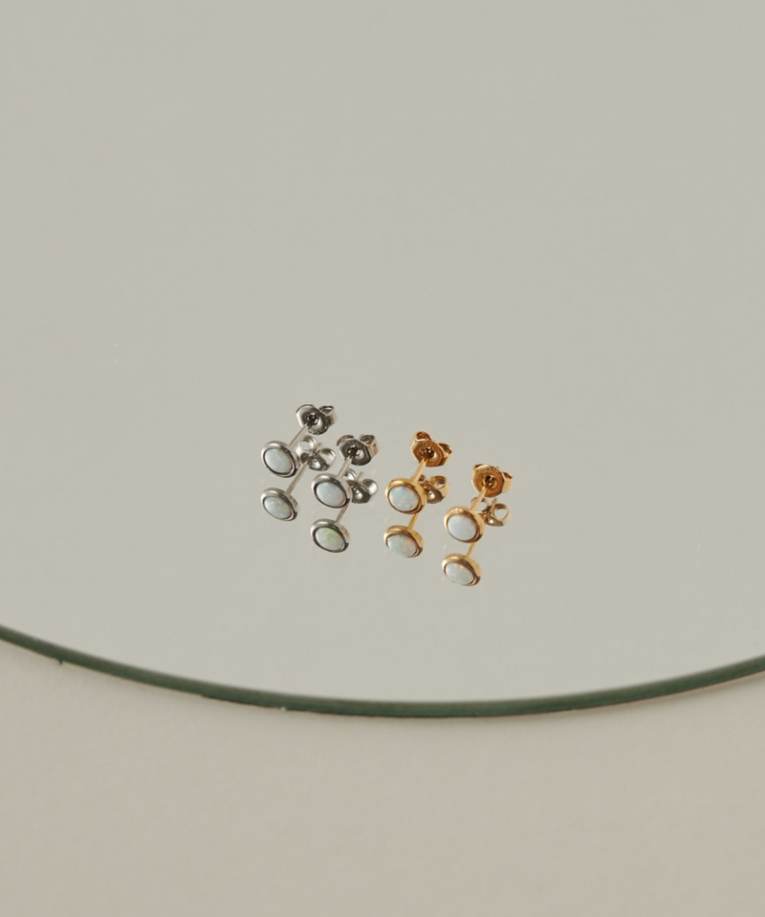 ciite' シーテ ピアス(両耳用) 【 金属アレルギー対応 】 シンプルミニピアス サージカルステンレス (両耳用)