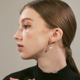 ciite' シーテ ピアス(両耳用) 【 金属アレルギー対応 】 モチーフ淡水パールピアス サージカルステンレス (両耳用)
