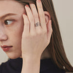 ciite' シーテ リング 【 金属アレルギー対応 】 モチーフリング サージカルステンレス シルバー