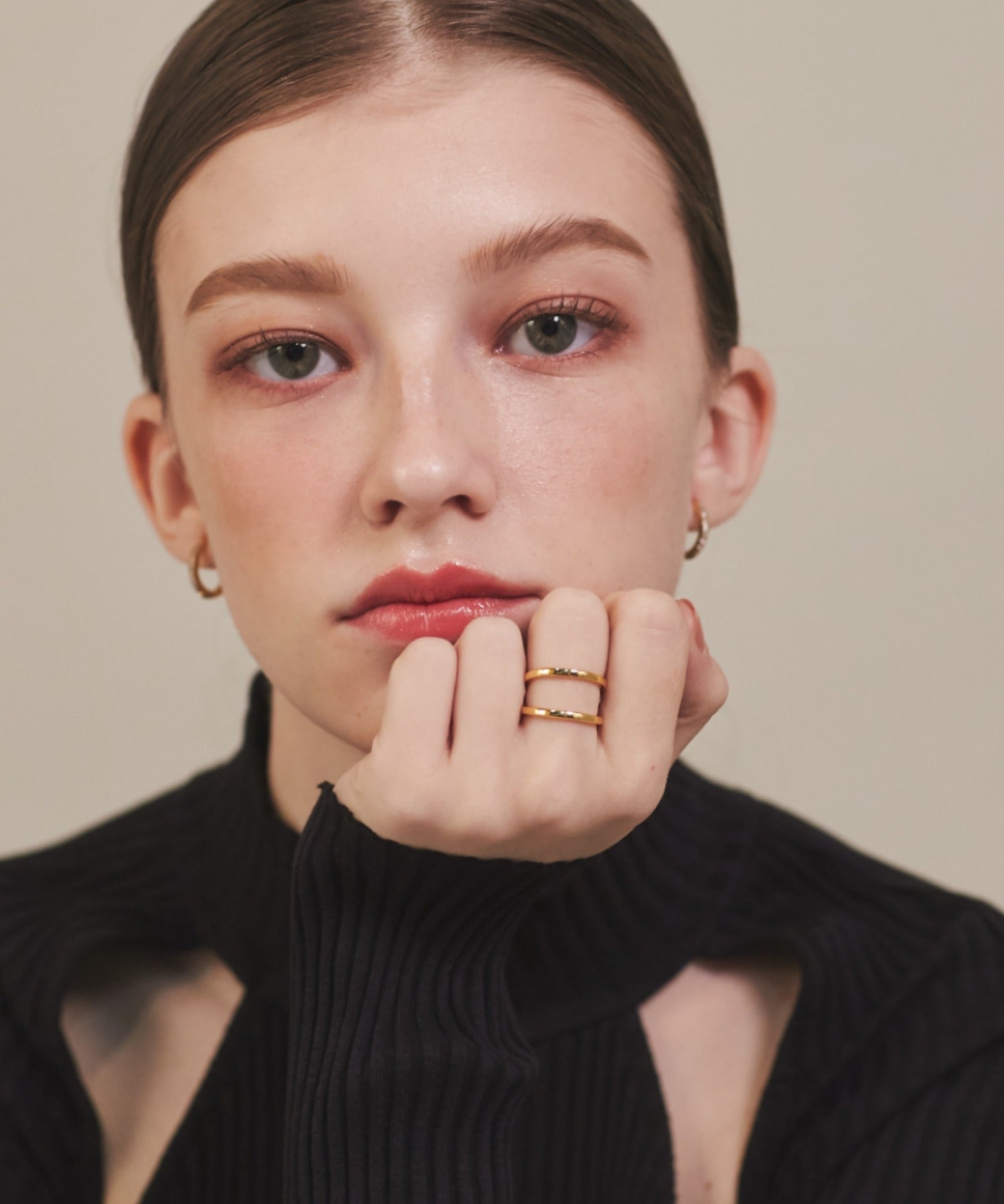 ciite' シーテ リング 【 金属アレルギー対応 】 ツーラインリング サージカルステンレス