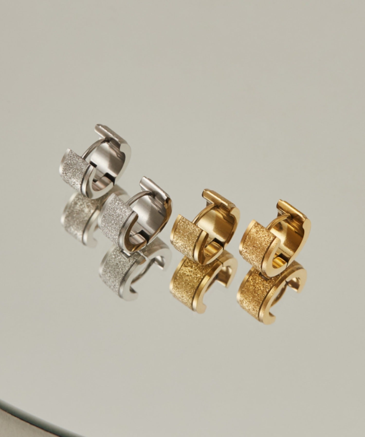ciite' シーテ ピアス(両耳用) 【 金属アレルギー対応 】 チャンキーピアス サージカルステンレス (両耳用)