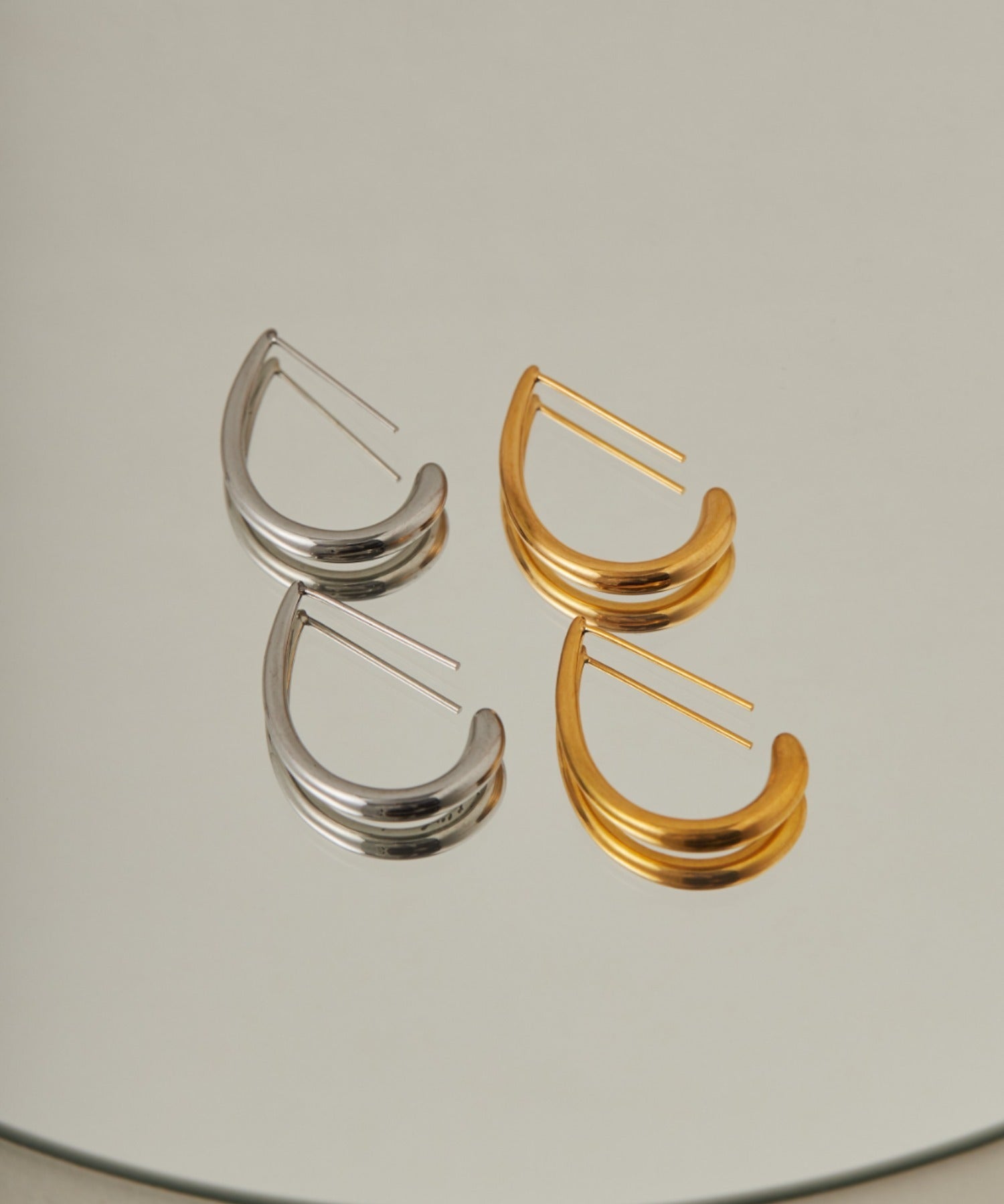 ciite' シーテ ピアス(両耳用) 【 金属アレルギー対応 】 しずくピアス サージカルステンレス (両耳用)