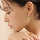 ciite' シーテ ピアス（両耳用） 【 金属アレルギー対応 】 2way バイカラーピアス サージカルステンレス (両耳用)