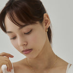 ciite' シーテ ピアス（両耳用） 【 金属アレルギー対応 】シンプルフープピアス サージカルステンレス（両耳用）