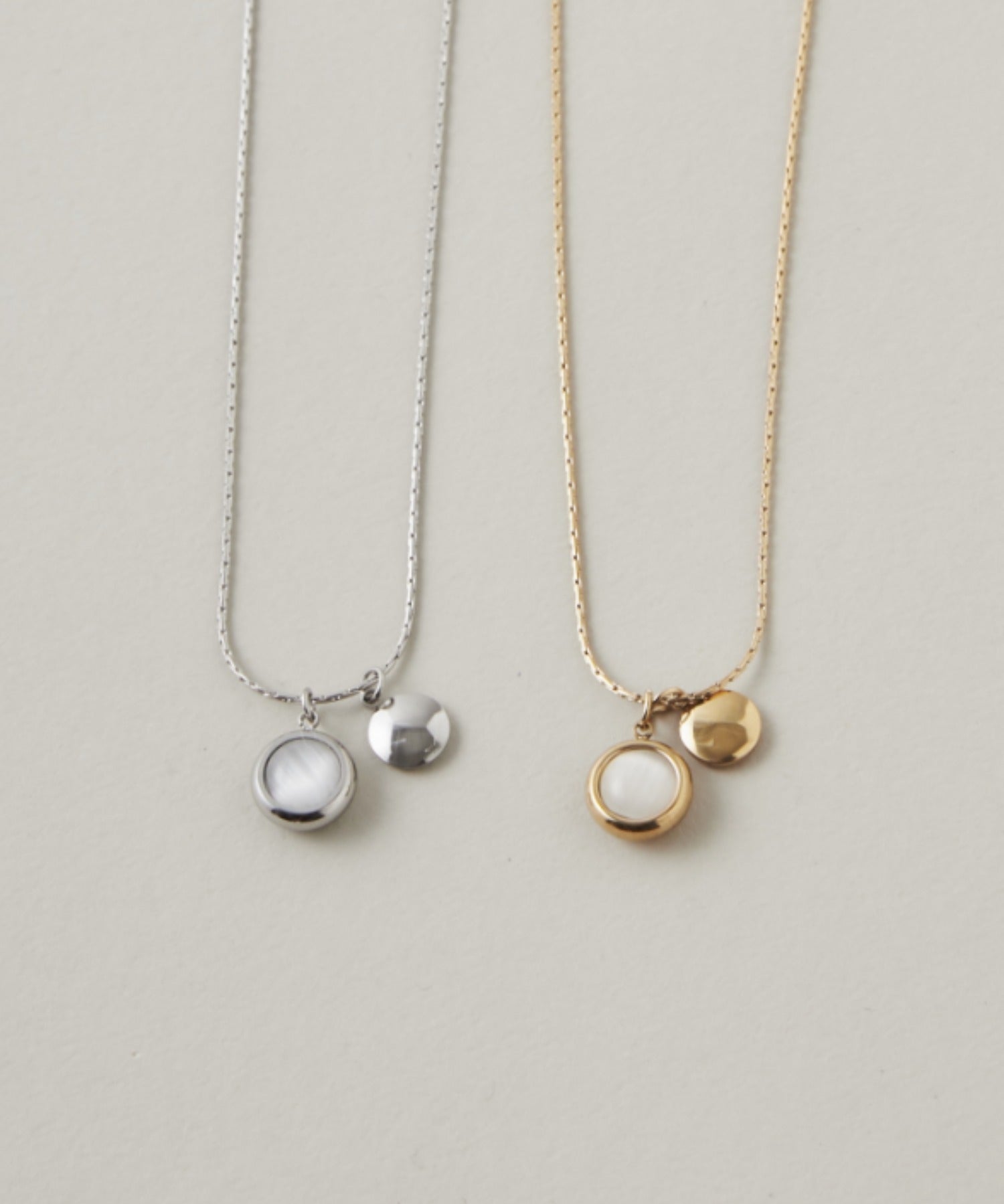 ciite' シーテ ネックレス 【 金属アレルギー対応 】 サークルモチーフ ネックレス サージカルステンレス