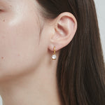 ciite' シーテ ピアス（両耳用） 【 金属アレルギー対応 】 ビジューフープピアス サージカルステンレス (両耳用)