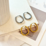 ciite' シーテ ピアス（両耳用） 【 金属アレルギー対応 】ボールモチーフ フープピアス サージカルステンレス（両耳用）