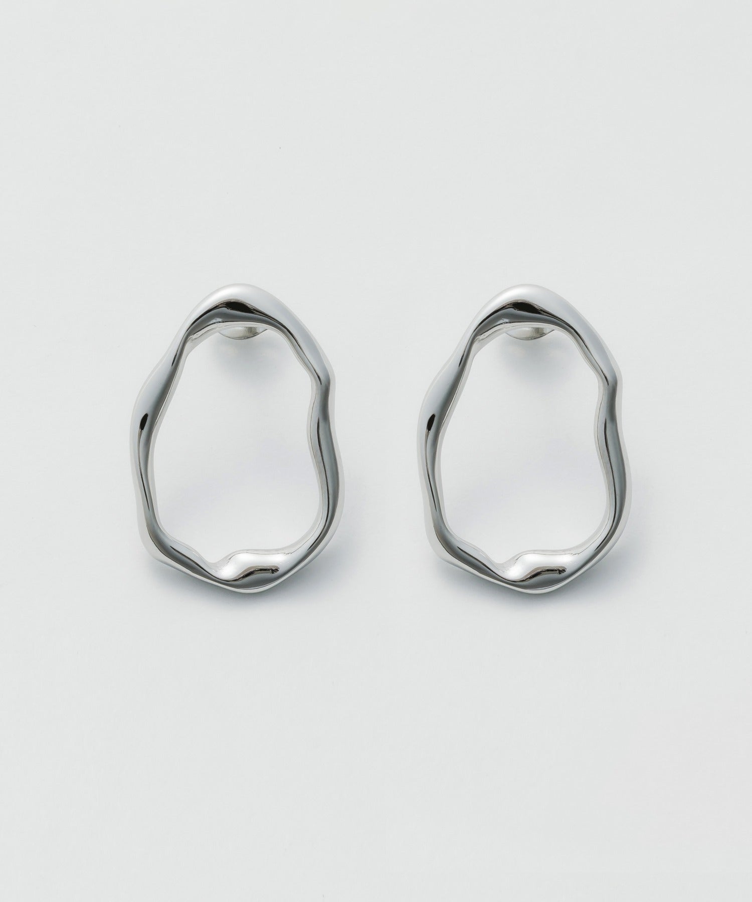 ciite' シーテ ピアス（両耳用） 【 金属アレルギー対応 】 ニュアンスサークルピアス サージカルステンレス (両耳用)