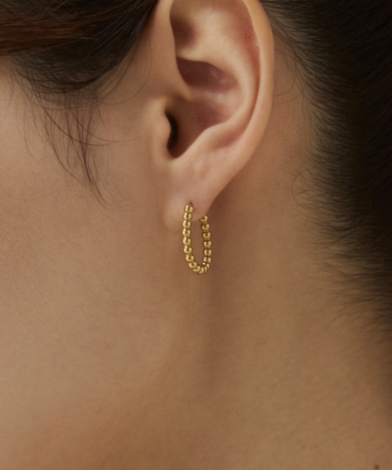 ciite' シーテ ピアス（両耳用） 【 金属アレルギー対応 】ボールモチーフ フープピアス サージカルステンレス（両耳用）