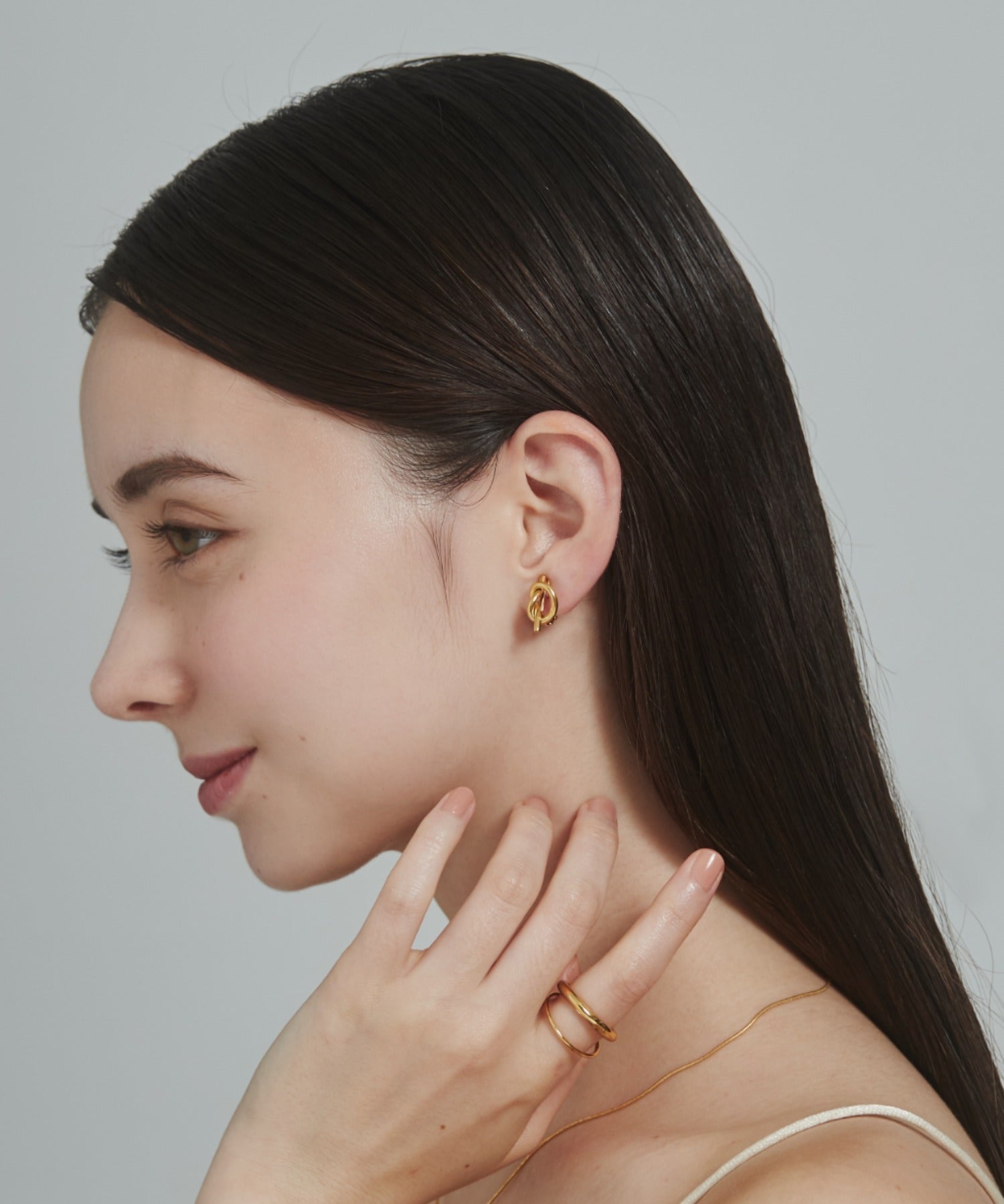 ciite' シーテ イヤリング 【 金属アレルギー対応 】 ノット イヤリング サージカルステンレス (両耳用)