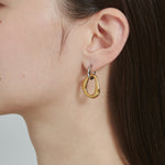 ciite' シーテ ピアス（両耳用） 【 金属アレルギー対応 】 2way バイカラーピアス サージカルステンレス (両耳用)