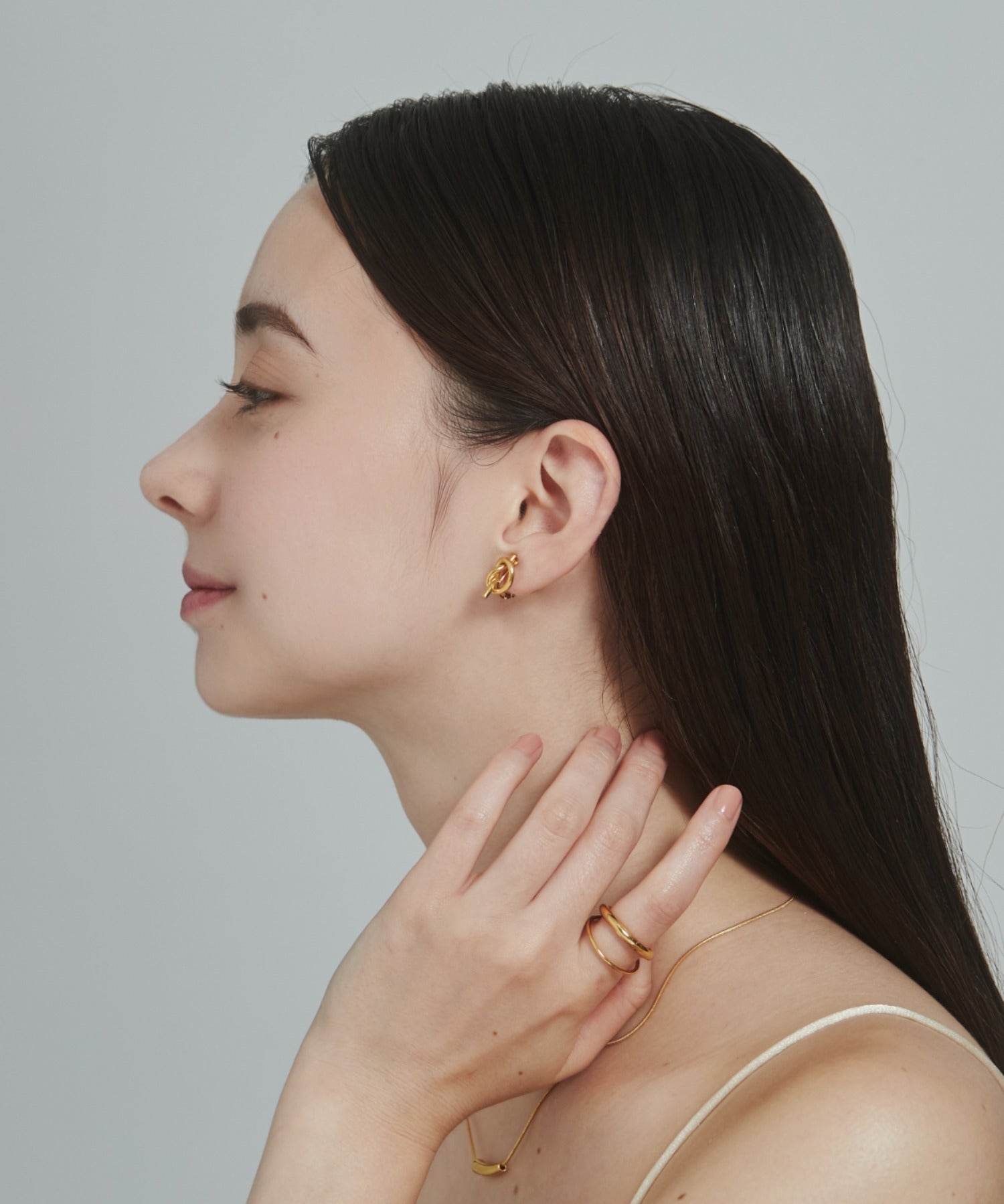 ciite' シーテ イヤリング 【 金属アレルギー対応 】 ノット イヤリング サージカルステンレス (両耳用)