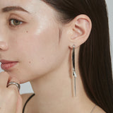 ciite' シーテ ピアス（両耳用） 【 金属アレルギー対応 】 ニュアンスロングピアス サージカルステンレス (両耳用)