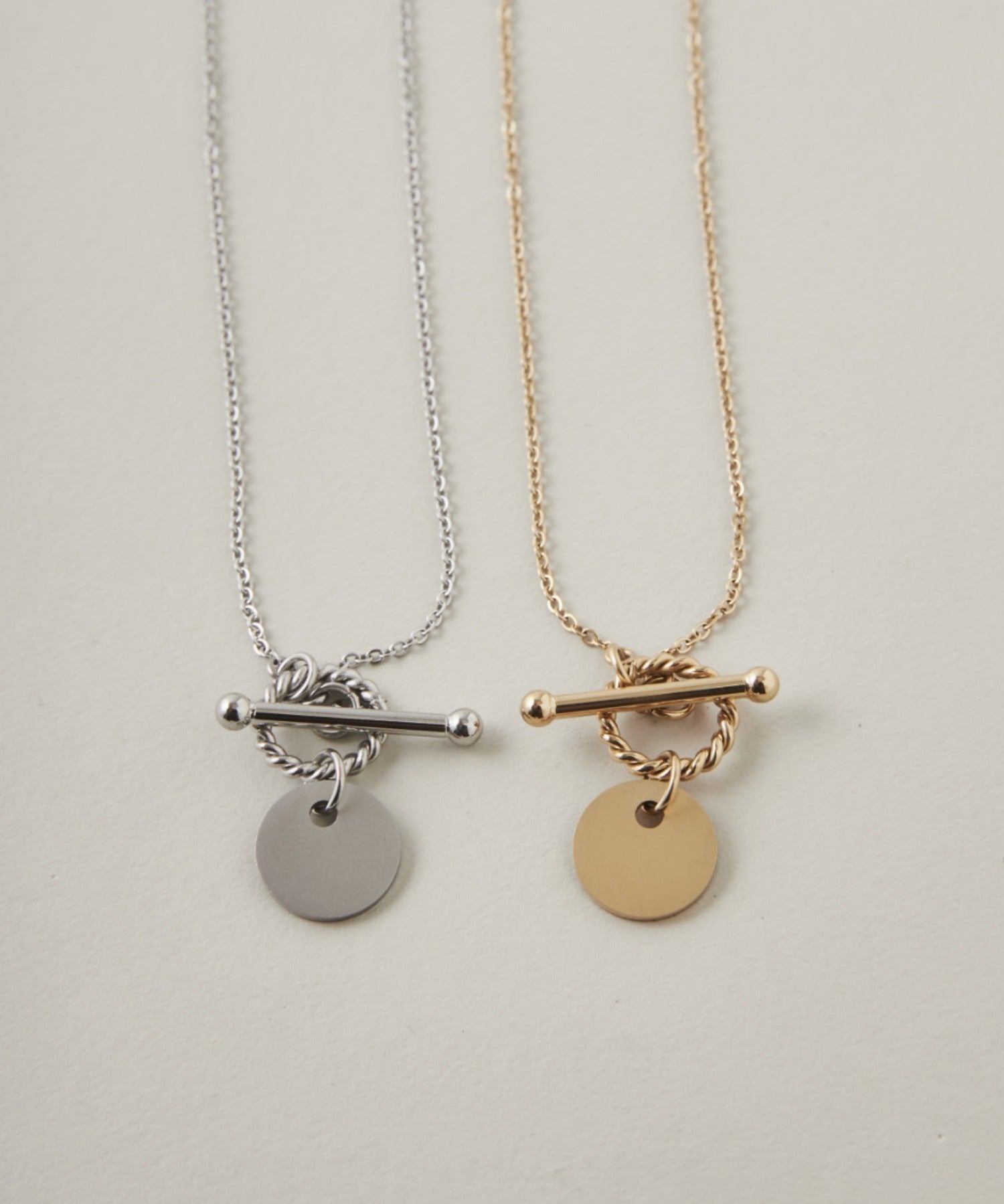 ciite' シーテ ネックレス 【 金属アレルギー対応 】 コインモチーフ マンテルネックレス サージカルステンレス