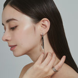 ciite' シーテ ピアス（両耳用） 【 金属アレルギー対応 】 ニュアンスロングピアス サージカルステンレス (両耳用)