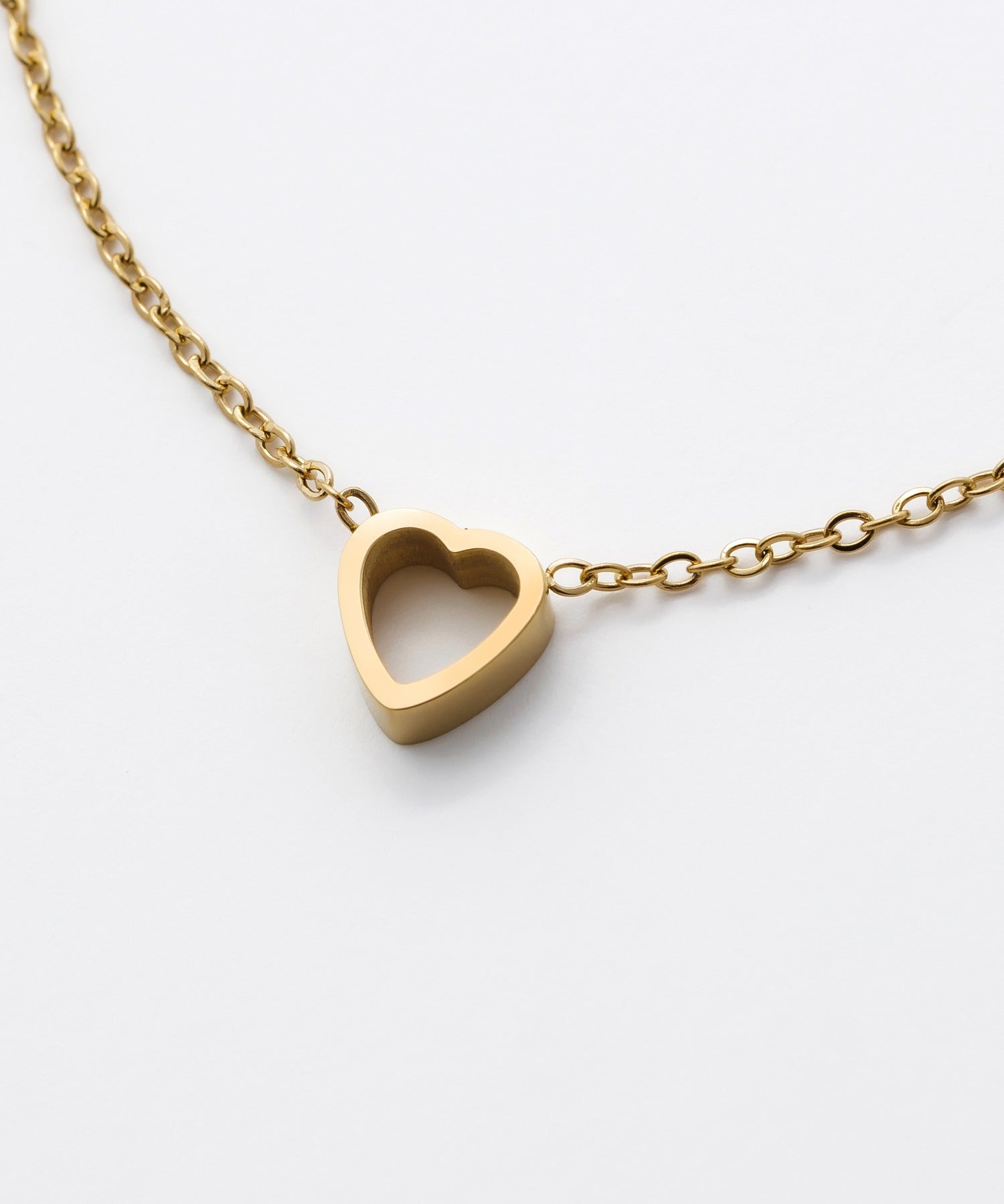 ciite' シーテ ネックレス 【 金属アレルギー対応 】 ビジュー ミニハートネックレス サージカルステンレス