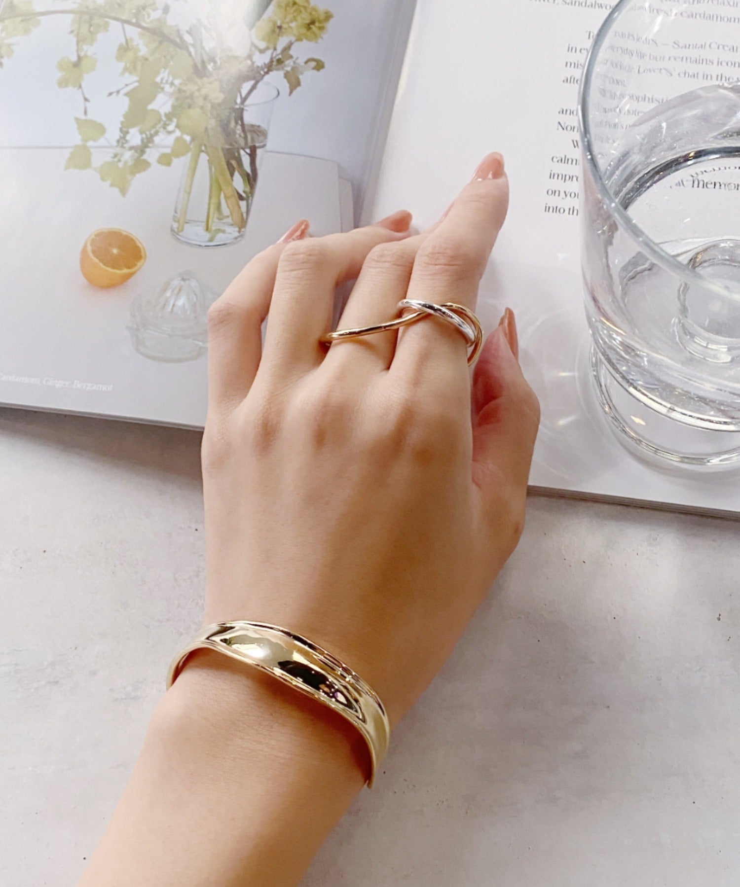 ciite' シーテ リング バイカラー ミックスリング