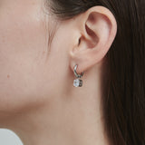 ciite' シーテ ピアス（両耳用） 【 金属アレルギー対応 】 ビジューフープピアス サージカルステンレス (両耳用)