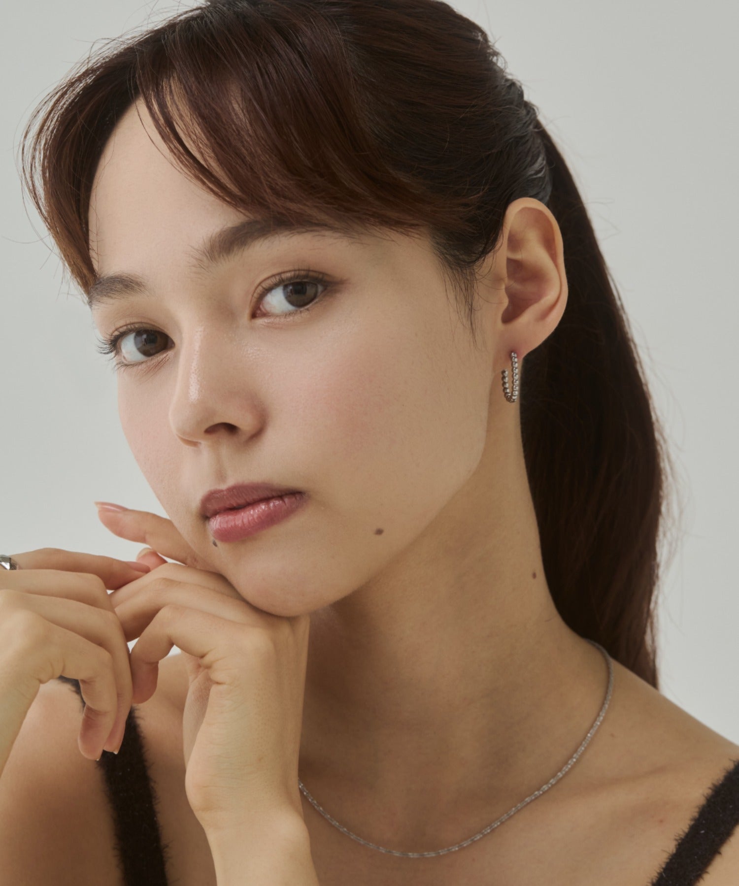 ciite' シーテ ピアス（両耳用） 【 金属アレルギー対応 】ボールモチーフ フープピアス サージカルステンレス（両耳用）