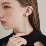 ciite' シーテ イヤリング 【 金属アレルギー対応 】 モチーフイヤリング サージカルステンレス (両耳用)