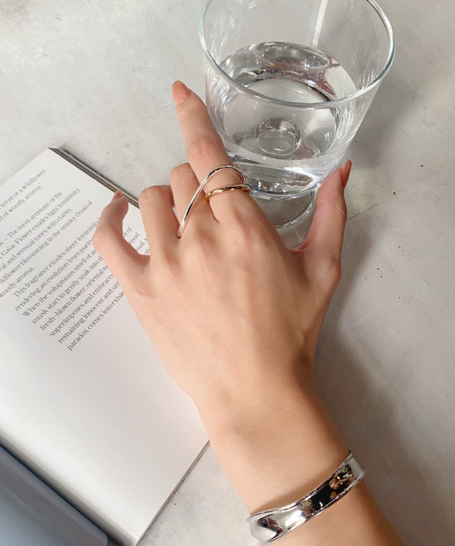 ciite' シーテ リング バイカラー ミックスリング