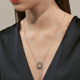 ciite' シーテ ネックレス 【 金属アレルギー対応 】 オーバルモチーフネックレス サージカルステンレス