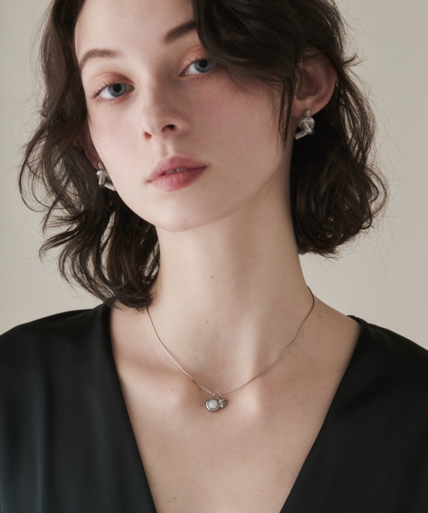 ciite' シーテ ネックレス 【 金属アレルギー対応 】 サークルモチーフ ネックレス サージカルステンレス