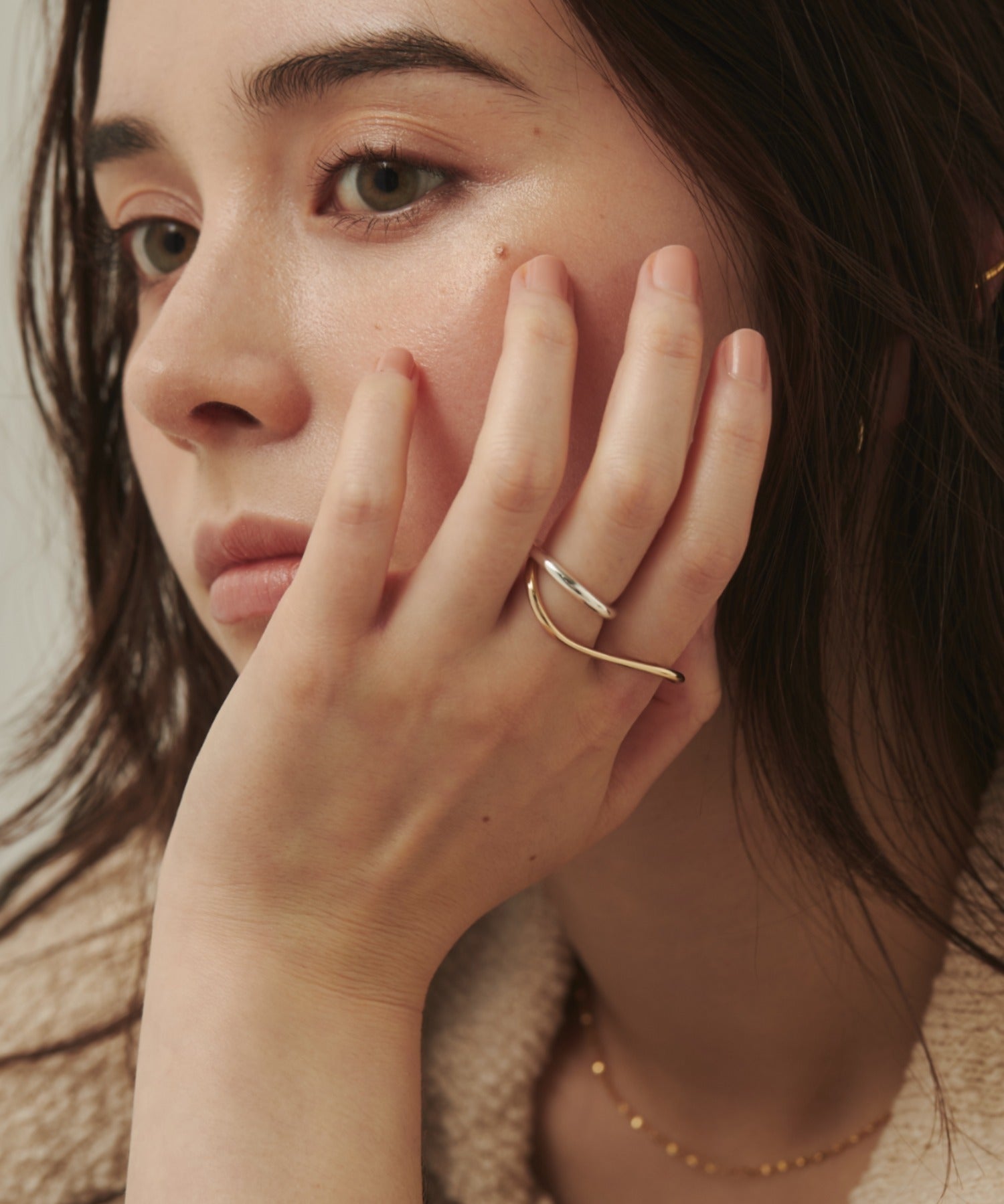 ciite' シーテ リング バイカラー ミックスリング