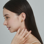 ciite' シーテ イヤリング 【 金属アレルギー対応 】 ノット イヤリング サージカルステンレス (両耳用)