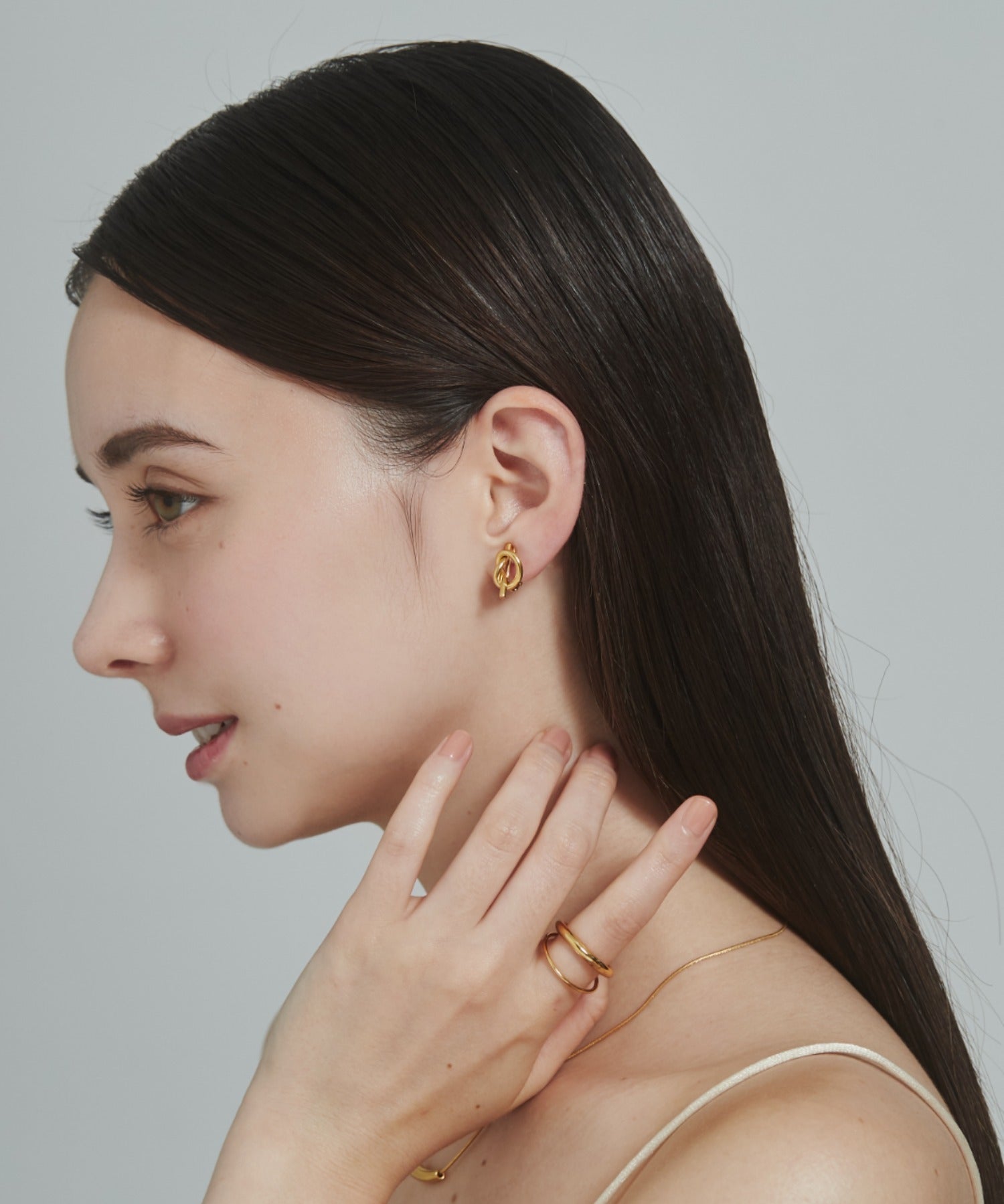 ciite' シーテ イヤリング 【 金属アレルギー対応 】 ノット イヤリング サージカルステンレス (両耳用)