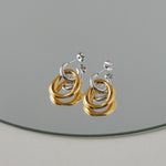 ciite' シーテ ピアス（両耳用） 【 金属アレルギー対応 】 2way バイカラーピアス サージカルステンレス (両耳用)