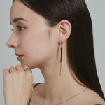 ciite' シーテ ピアス（両耳用） 【 金属アレルギー対応 】 ニュアンスロングピアス サージカルステンレス (両耳用)