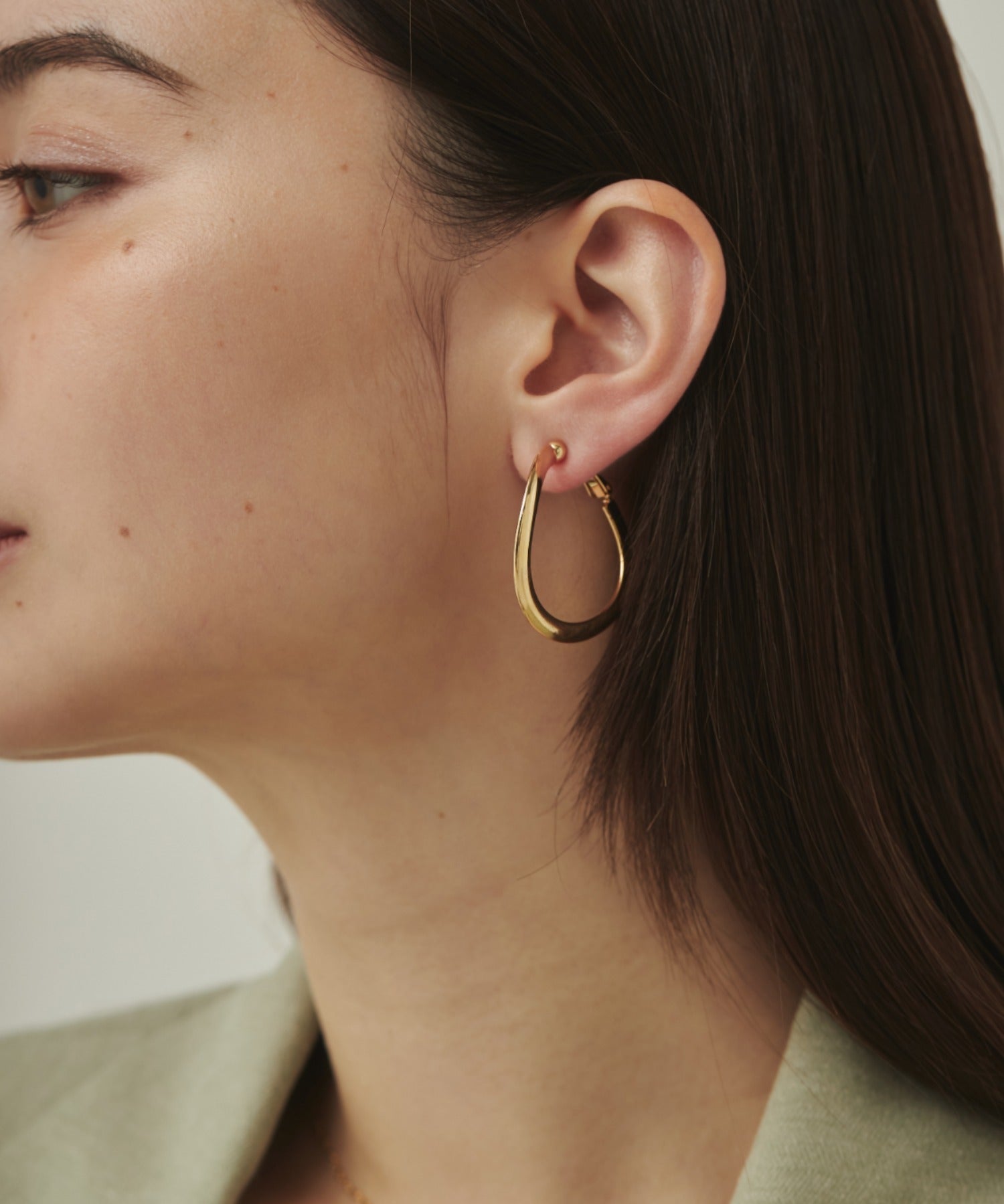 ciite' シーテ イヤリング ＜ciite'＞ボリュームフープイヤリング (両耳用)