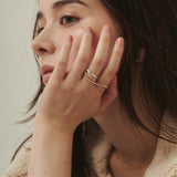 ciite' シーテ リング バイカラー ミックスリング