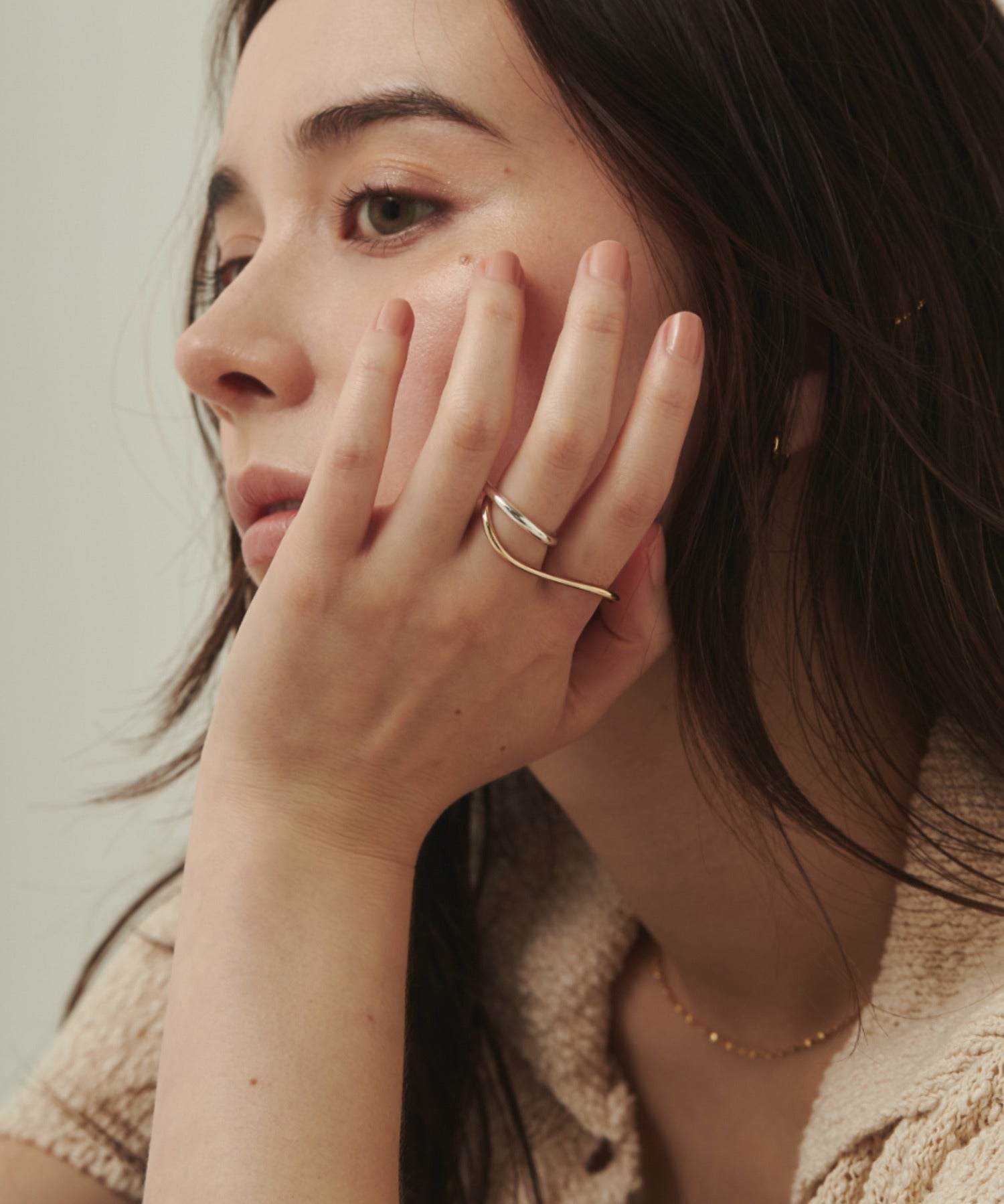 ciite' シーテ リング バイカラー ミックスリング