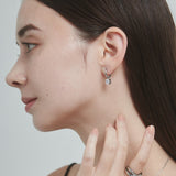 ciite' シーテ ピアス（両耳用） 【 金属アレルギー対応 】 ビジューフープピアス サージカルステンレス (両耳用)