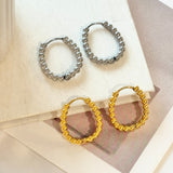 ciite' シーテ ピアス（両耳用） 【 金属アレルギー対応 】ボールモチーフ フープピアス サージカルステンレス（両耳用）