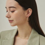 ciite' シーテ イヤリング ＜ciite'＞ボリュームフープイヤリング (両耳用)