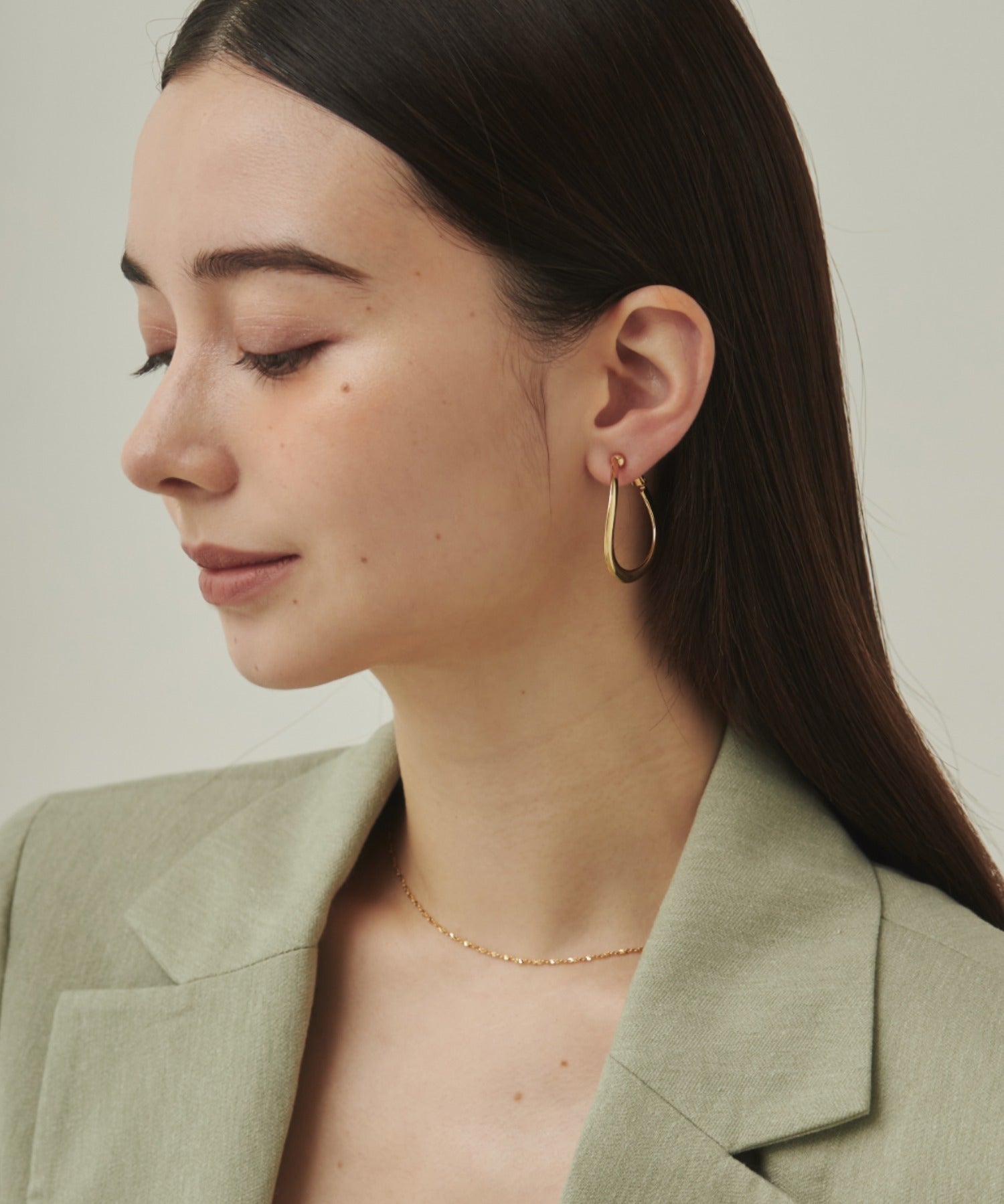 ciite' シーテ イヤリング ＜ciite'＞ボリュームフープイヤリング (両耳用)