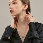 ciite' シーテ ネックレス 【 金属アレルギー対応 】 オーバルモチーフネックレス サージカルステンレス