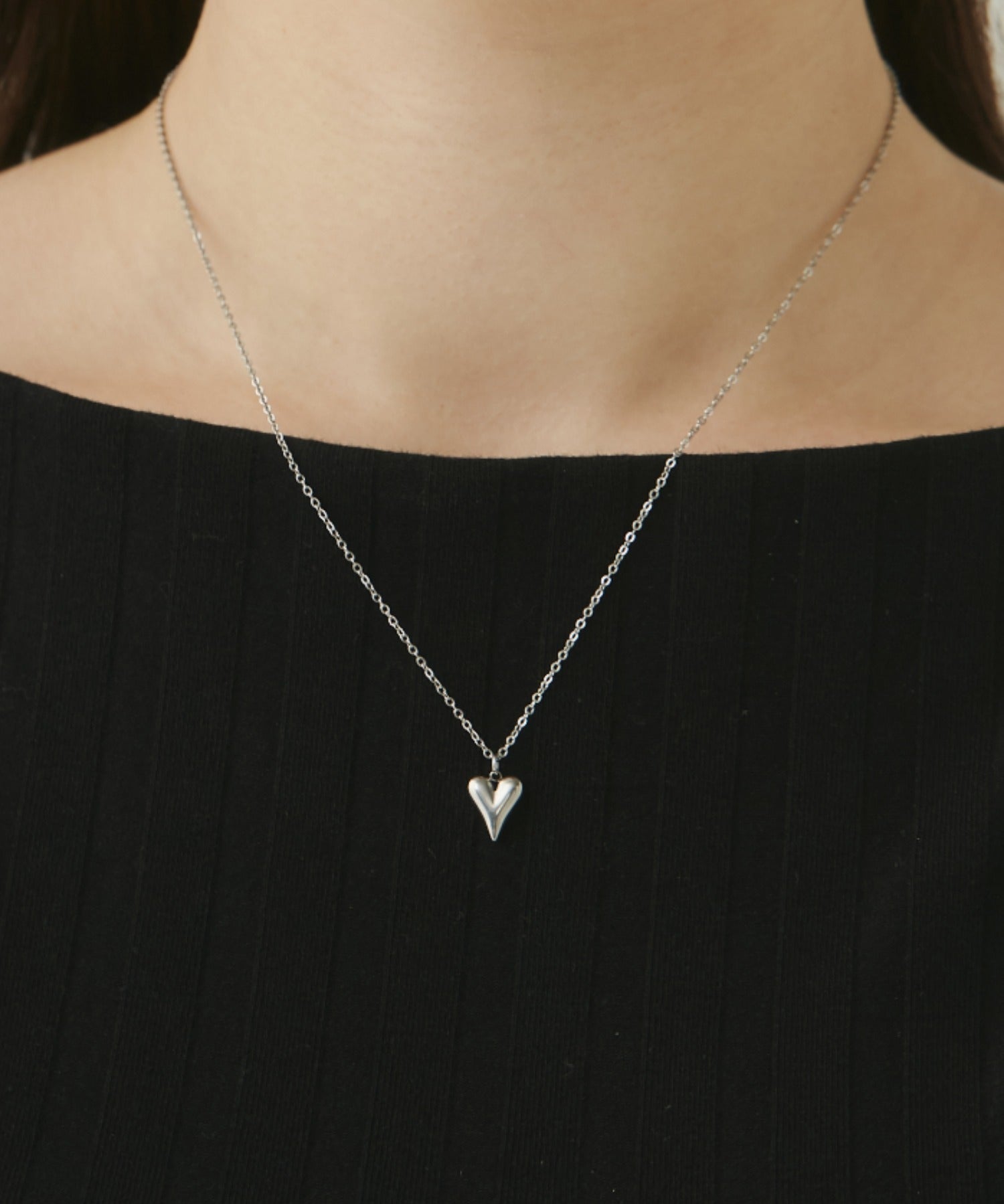 ciite' シーテ ネックレス 【 金属アレルギー対応 】 ミニハートネックレス サージカルステンレス