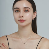 ciite' シーテ ネックレス 【 金属アレルギー対応 】 ビジュー ミニハートネックレス サージカルステンレス