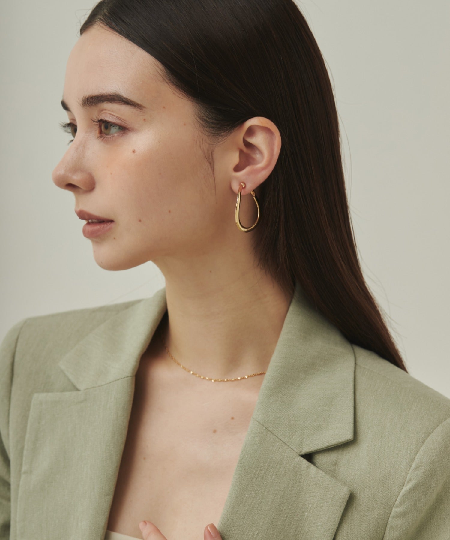 ciite' シーテ イヤリング ＜ciite'＞ボリュームフープイヤリング (両耳用)