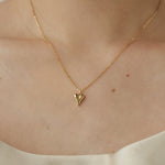 ciite' シーテ ネックレス 【 金属アレルギー対応 】 ミニハートネックレス サージカルステンレス