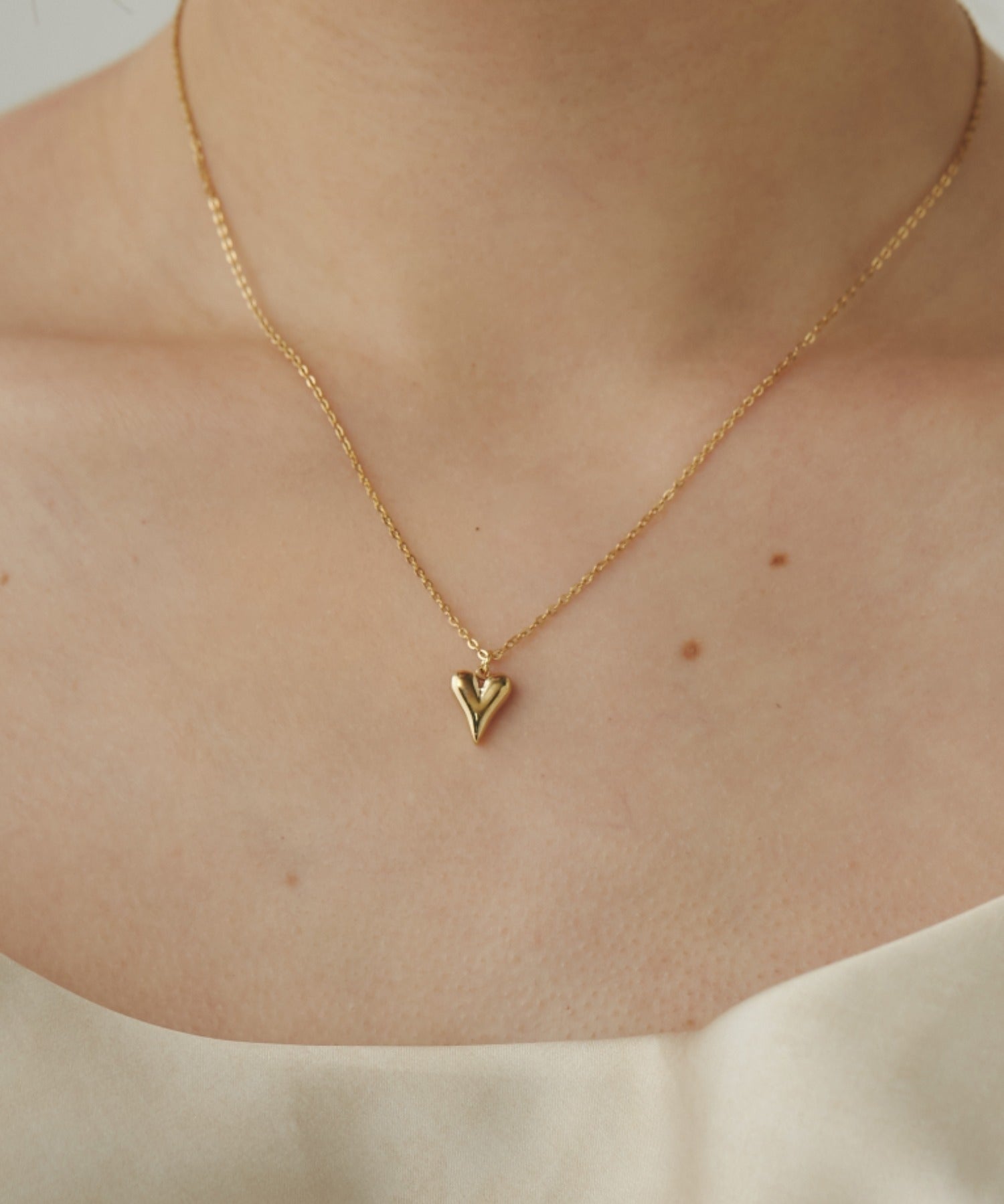 ciite' シーテ ネックレス 【 金属アレルギー対応 】 ミニハートネックレス サージカルステンレス