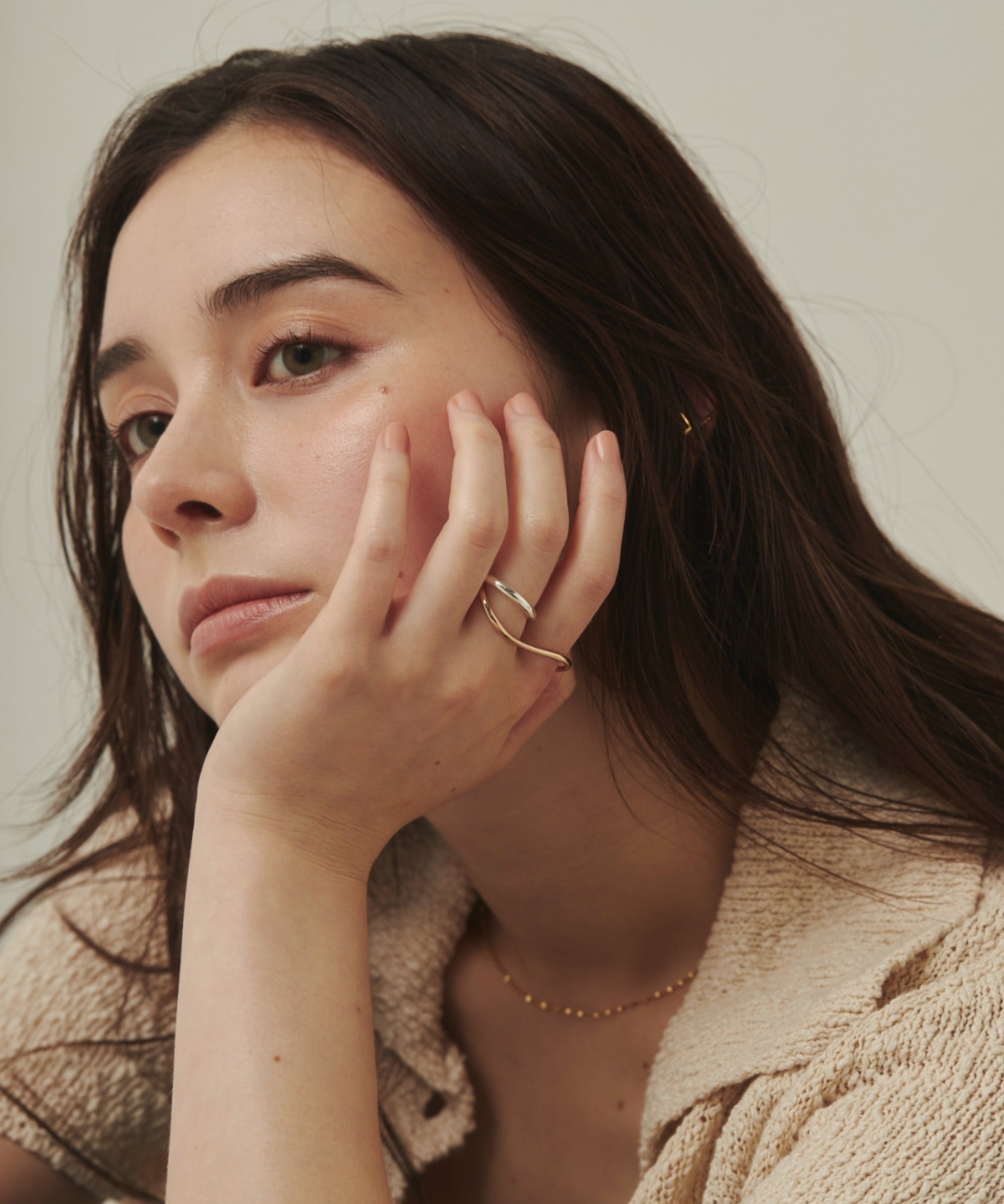 ciite' シーテ リング バイカラー ミックスリング