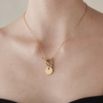 ciite' シーテ ネックレス 【 金属アレルギー対応 】 コインモチーフ マンテルネックレス サージカルステンレス