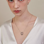 ciite' シーテ ネックレス 【 金属アレルギー対応 】 オーバルモチーフネックレス サージカルステンレス