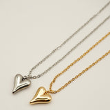 ciite' シーテ ネックレス 【 金属アレルギー対応 】 ミニハートネックレス サージカルステンレス